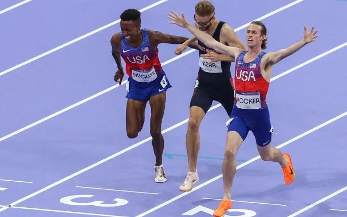 Cole Hocker’s gold medal win in the men’s 1,500-meter race at the Paris Olympics