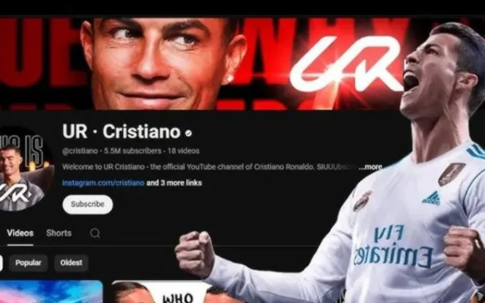 Cristiano Ronaldo's YouTube Record