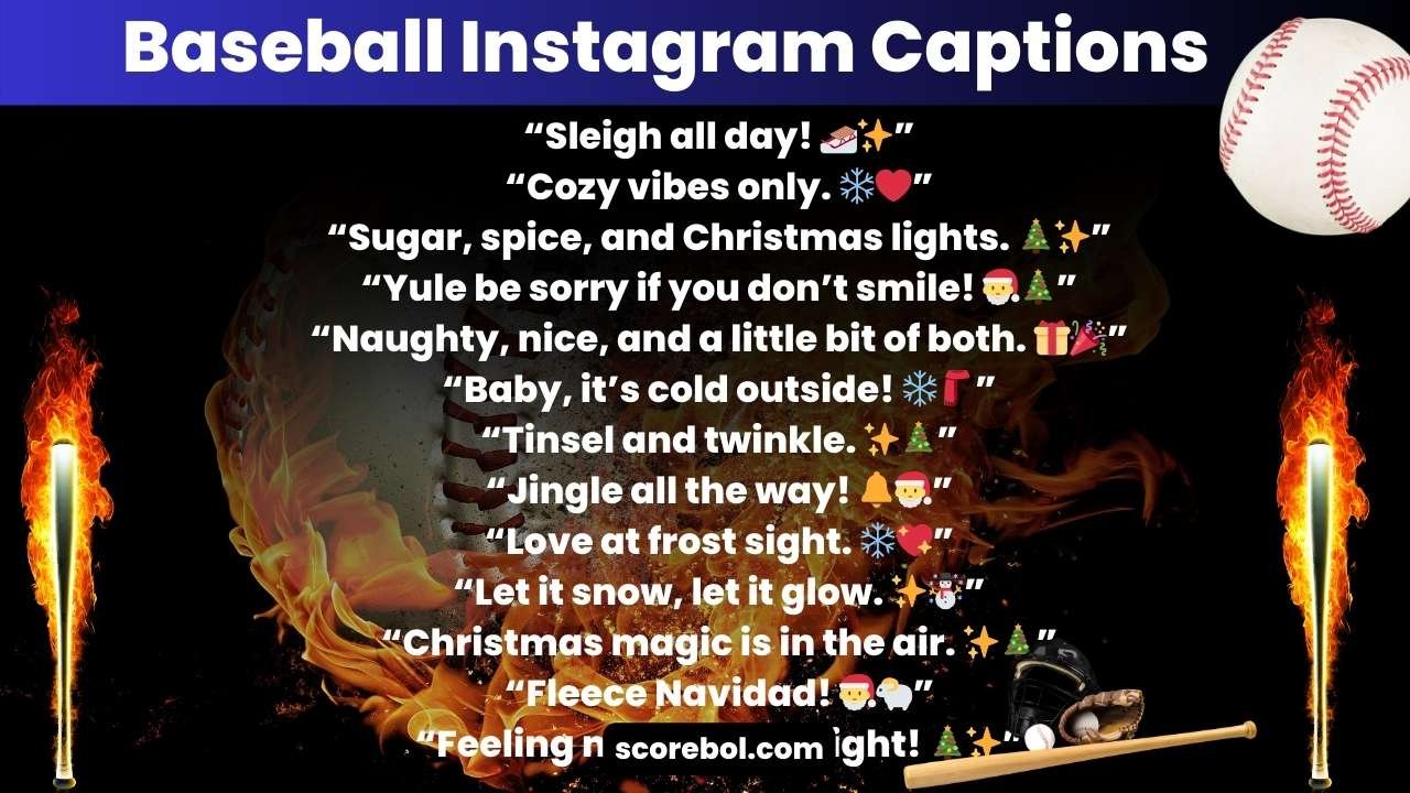 Baseball Instagram Captions