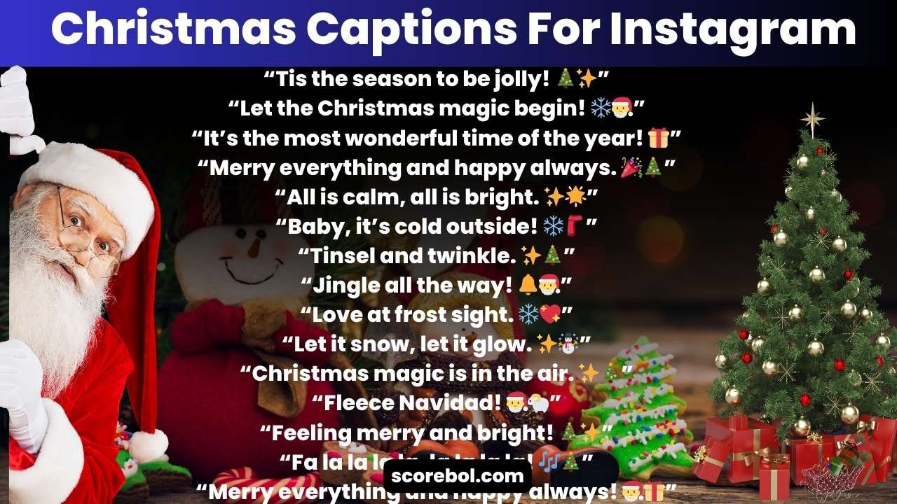 Christmas Captions For Instagram